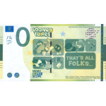 0 Euro biljet Looney Tunes That's all Folks